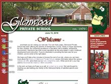 Tablet Screenshot of glenwoodprivateschool.com